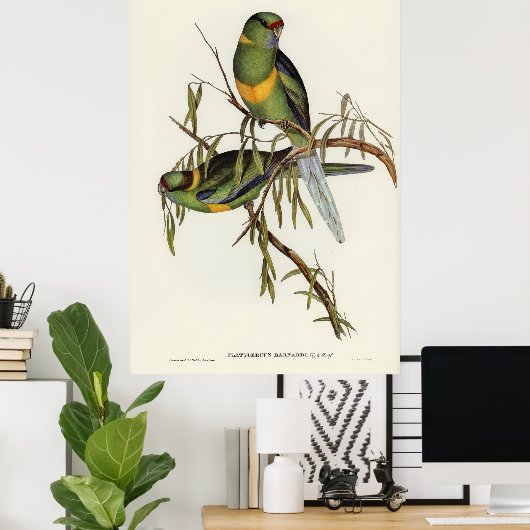 Vögel 2 poster (Heimbüro)