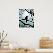 Vogel 77 Crow Raven Poster (Küche)