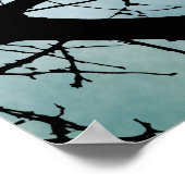 Vogel 77 Crow Raven Poster (Ecke)