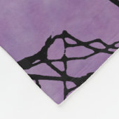 Vogel 78 Crow Raven Fleecedecke (Ecke)
