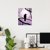 Vogel 78 Crow Raven Poster (Heimbüro)