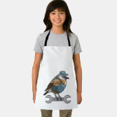 Vogel als Handwerker mit Wrench Schürze (Insitu)