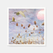 Vögel am Meer Serviette (Vorderseite)