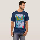Vogel am Rande der Welt T-Shirt (Vorne ganz)