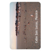 Vögel am Strand in Cabo Magnet (Vertikal)