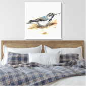 Vogel am Strand Leinwanddruck (Insitu (Schlafzimmer))