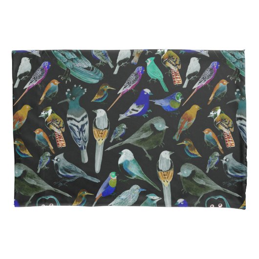 Vögel Amerikas - Heimtiere und Wildvögel Kissenbezug (Vorderseite)