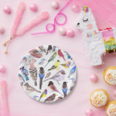 Vögel Amerikas - Heimtiere und Wildvögel Pappteller (Party)