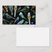 Vögel Amerikas - Heimtiere und Wildvögel Visitenkarte (Vorne/Hinten)