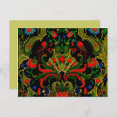 Vögel Amour ~ Postkarte / Einladungen (Vorne/Hinten)