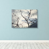 Vögel an einem grauen Tag Leinwanddruck (Insitu (Holzboden))