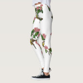 Vogel an einer Zweigstelle Leggings (Links)