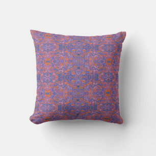 Vögel Arabeske Orientalisch Bohemian Boho Blau Ora Kissen