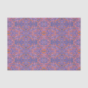 Vögel Arabeske Orientalisch Bohemian Boho Blau Ora Seidenpapier