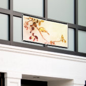 VÖGEL AUF BAUMASCHINE JAPANISCHE DRUCKBanner Banner (Äußeres Gebäude)