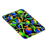 Vögel auf Baummalerei. Jetzt kaufen Magnet (Rechte Seite)