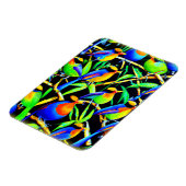 Vögel auf Baummalerei. Jetzt kaufen Magnet (Linke Seite)