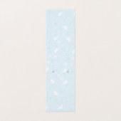 Vögel auf Blue Zelt Falten Ohrring-Anzeigetafeln Visitenkarten (Außenseite Aufgefaltet)