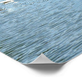 Vögel auf dem Summer River Poster (Ecke)