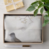 Vögel auf der Entfärbung von Parchment Seidenpapier (Geschenk)