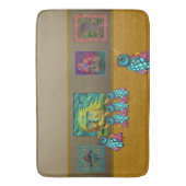 Vögel auf der Galerie Badematte (Vorderseite Vertikal)