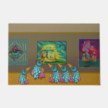 Vögel auf der Galerie