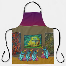 Vögel auf der Galerie