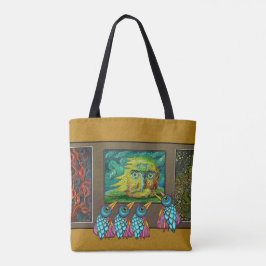Vögel auf der Gallery Tote Tasche