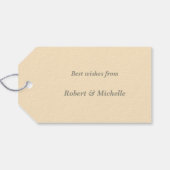 Vögel auf der Hölle Geschenkanhänger (Rückseite Horizontal)