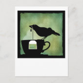 Vogel auf der Teacup Postkarte (Vorderseite)