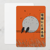 Vögel auf Draht Save The Date (Vorne/Hinten)