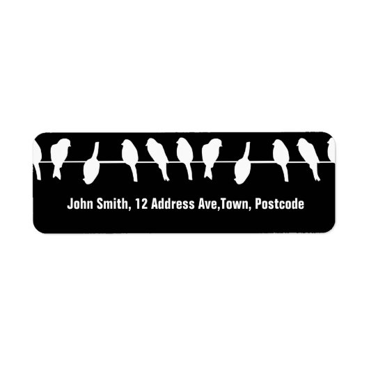 Vögel auf Draht - wagen, anders zu sein (schwarz) (Vorne)