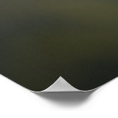 Vogel auf einem Ast Poster (Ecke)