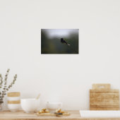 Vogel auf einem Ast Poster (Küche)