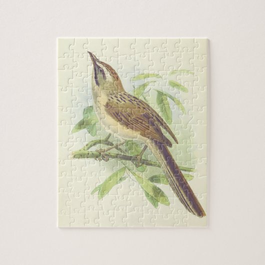 Vogel auf einem Ast sitzend Puzzle (Vertikal)