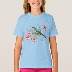 Vogel auf einem Baumzweig T-Shirt