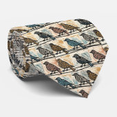 Vögel auf einem Draht Krawatte (Gerollt)