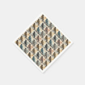 Vögel auf einem Draht Serviette (Ecke)