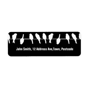 Vögel auf einem Draht - trauen Sie sich,