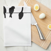 Vögel auf einem Draht - trauen Sie sich, Handtuch (Viertel Falte)