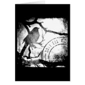 Vogel auf einem einfarbigen Zweig (Vorne)