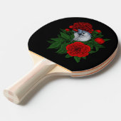 Vogel auf einem roten Tornadenstaub Tischtennis Schläger (Vorderseite)