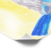 Vögel auf einem Stumpf Fotodruck (Ecke)