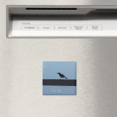 Vögel auf einem Zaunmagnet Magnet (In Situ (Geschirrspüler))