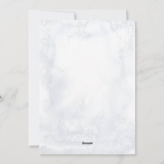 Vogel auf einem Zweig Poinsettia Frohe Weihnachten (Rückseite)