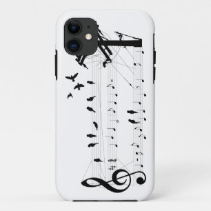 Vögel auf einer Kerbe iPhone 11 Hülle
