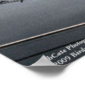 Vögel auf einer Schnur Poster (Ecke)