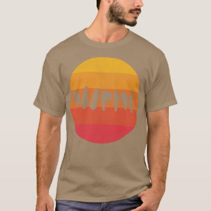Vögel auf einer Schnur T-Shirt