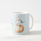 Vogel auf Kürbis Kaffeetasse (VorderseiteRechts)