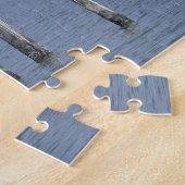 Vögel auf Posts im See Puzzle (Seite)